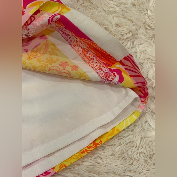 Vintage Lilly Pullizer Women’s Strapless Dress 4 Kings Court Patch White Label - Picture 5 of 6